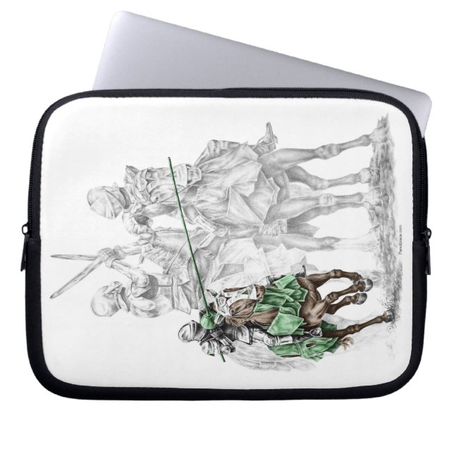 Medieval Renaissance Knachten Laptop Sleeve (Voorkant)
