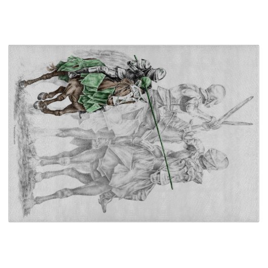 Medieval Renaissance Knachten Snijplank (Voorkant)