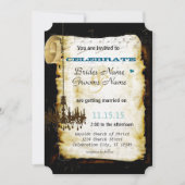 Medieval Renaissance Marry My Best Friend Wedding Kaart (Voorkant)