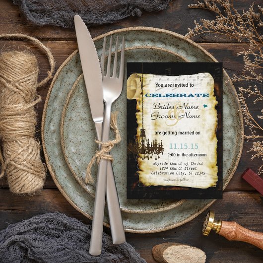 Medieval Renaissance Marry My Best Friend Wedding Kaart