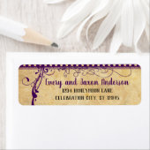 Medieval Renaissance Ultra Violet Return Address Etiket (Insitu)