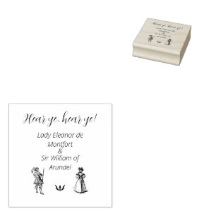 Medieval Renaissance Wedding Rubberstempel
