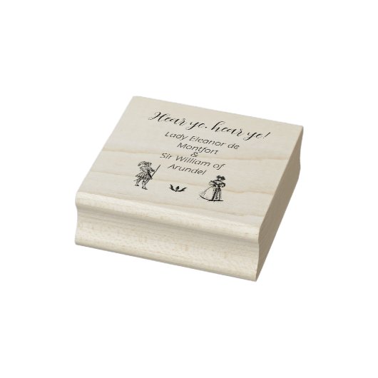Medieval Renaissance Wedding Rubberstempel (Stempel)