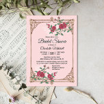Medieval Romantic met Vrijgezellenfeest van Lijst  Kaart<br><div class="desc">Het elegante middeleeuws ontwerp met een openwerk houten lijst en een bloeiende tak roept associaties op met de sonnetten van Shakespeare en zal de sublimiteit van je gevoelens benadrukken. Het warme natuurlijke kleurenschema en de goed leesbare tekst zullen een aangename indruk op uw gasten maken. Als u het product niet...</div>