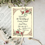 Medieval-Romantic met Wooden Lijst Weddenschap Kaart<br><div class="desc">Het elegante middeleeuws ontwerp met een openwerk houten lijst en een bloeiende tak roept associaties op met de sonnetten van Shakespeare en zal de sublimiteit van je gevoelens benadrukken. Het warme natuurlijke kleurenschema en de goed leesbare tekst zullen een aangename indruk op uw gasten maken. Als u het product niet...</div>