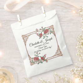 Medieval Romantic Wedding Favor Bag Bedankzakje