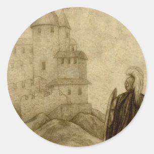 Medieval Ronde Sticker