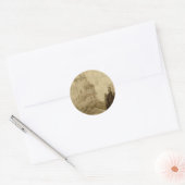 Medieval Ronde Sticker (Envelop)