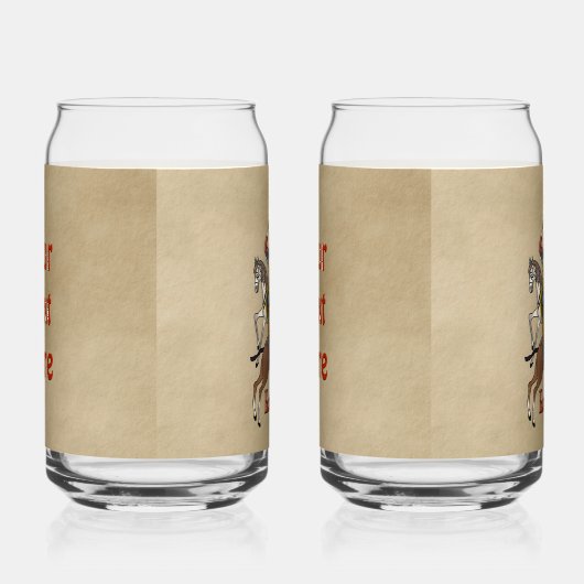 Medieval Russian Bogatyr Blikvorm Glas (Rechts)