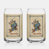 Medieval Russian Bogatyr Blikvorm Glas (Voorkant)