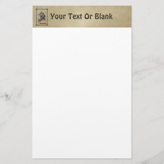 Medieval Russian Bogatyr Briefpapier (Voorkant)