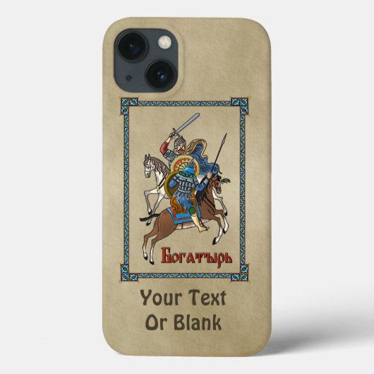 Medieval Russian Bogatyr Case-Mate iPhone Case (Achterkant)