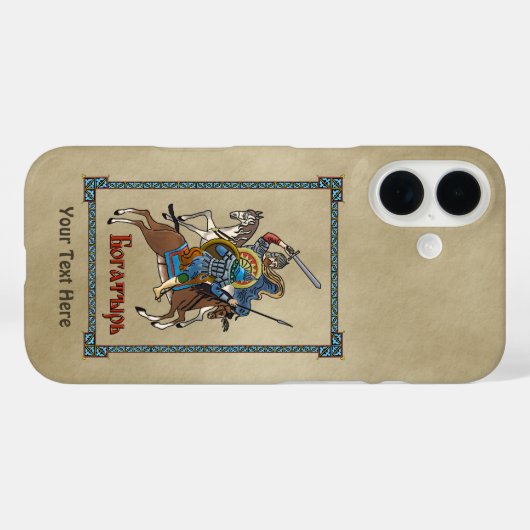 Medieval Russian Bogatyr Case-Mate iPhone Case (Achterkant (horizontaal))