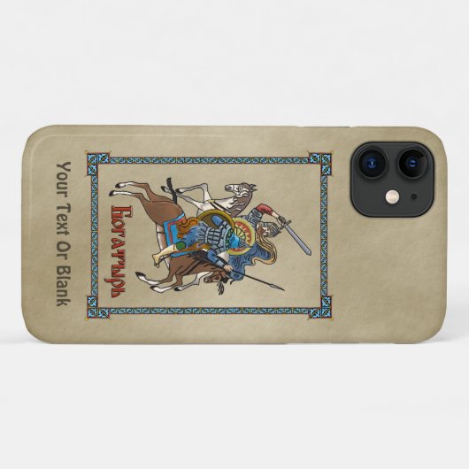 Medieval Russian Bogatyr Case-Mate iPhone Case (Achterkant (horizontaal))