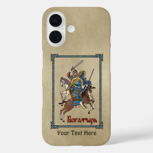 Medieval Russian Bogatyr Case-Mate iPhone Case (Achterkant)