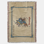 Medieval Russian Bogatyr Deken (Voorkant Verticaal)