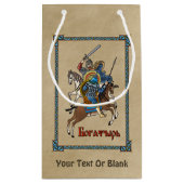 Medieval Russian Bogatyr Klein Cadeauzakje (Achterkant)