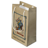 Medieval Russian Bogatyr Klein Cadeauzakje (Achterkant Gekanteld)