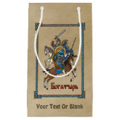 Medieval Russian Bogatyr Klein Cadeauzakje (Voorkant)