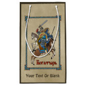 Medieval Russian Bogatyr Klein Cadeauzakje (Achterkant)