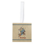 Medieval Russian Bogatyr Kubus Ornament (Voorkant)