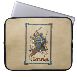 Medieval Russian Bogatyr Laptop Sleeve