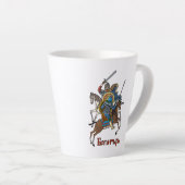 Medieval Russian Bogatyr Latte Mok (Rechterhoek)