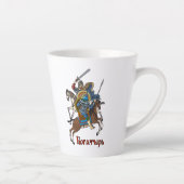 Medieval Russian Bogatyr Latte Mok (Rechts)