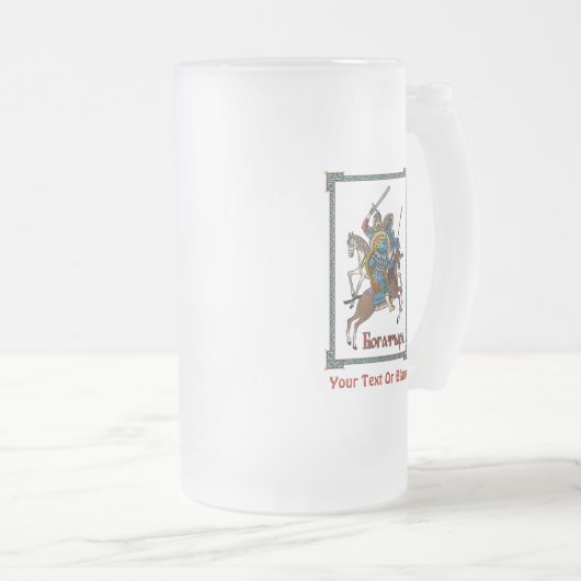 Medieval Russian Bogatyr Matglas Bierpul (Voorkant rechts)
