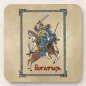 Medieval Russian Bogatyr Onderzetter (Voorkant)