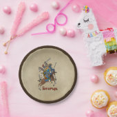 Medieval Russian Bogatyr Papieren Bordje (Feest)