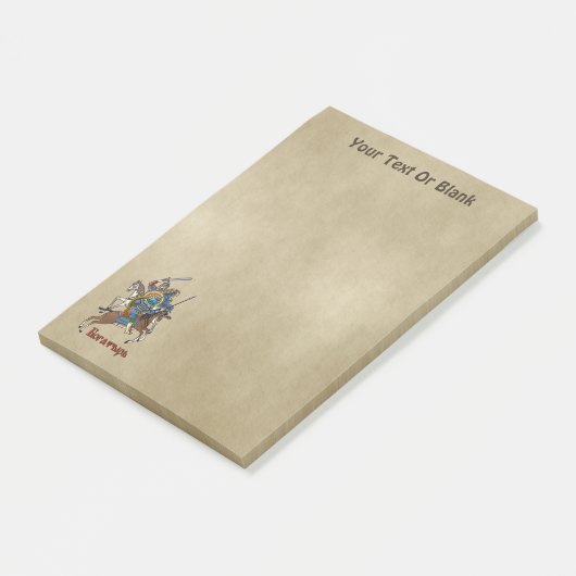 Medieval Russian Bogatyr Post-it® Notes (Schuin)
