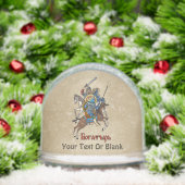 Medieval Russian Bogatyr Sneeuwbol (Kerstmis)