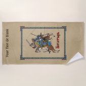 Medieval Russian Bogatyr Strandlaken (Voorkant)