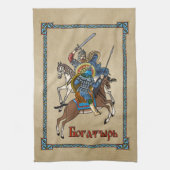 Medieval Russian Bogatyr Theedoek (Verticaal)