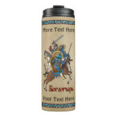 Medieval Russian Bogatyr Thermosbeker (Voorkant)