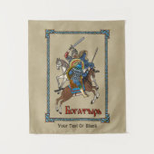Medieval Russian Bogatyr Wandkleed (Voorkant)