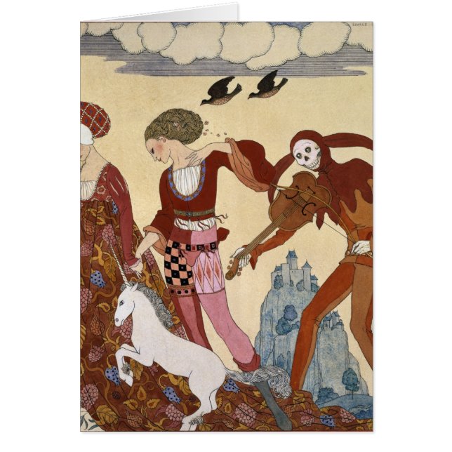 Medieval Scene van Georges Barbier (Voorkant)