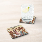 Medieval Scene van Georges Barbier Bier Onderzetter (Rechterzijde)