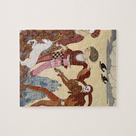 Medieval Scene van Georges Barbier Legpuzzel (Horizontaal)