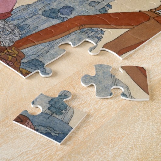 Medieval Scene van Georges Barbier Legpuzzel (Zijkant)