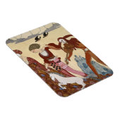 Medieval Scene van Georges Barbier Magneet (Rechterzijde)