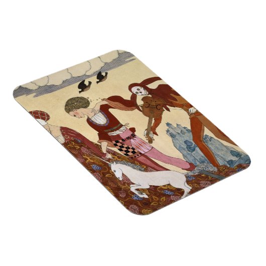 Medieval Scene van Georges Barbier Magneet (Rechterzijde)