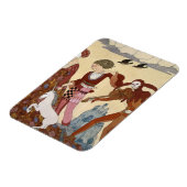 Medieval Scene van Georges Barbier Magneet (Linkerzijde)