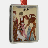 Medieval Scene van Georges Barbier Metalen Ornament (Rechts)