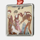 Medieval Scene van Georges Barbier Metalen Ornament (Links)