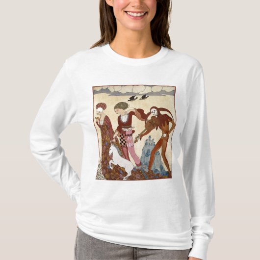 Medieval Scene van Georges Barbier T-shirt (Voorkant)