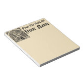 Medieval Scriptorium Scribe Sjabloon Blocnote (Schuin)