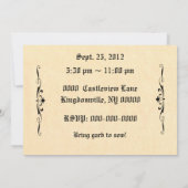 Medieval Scroll Kaart (Achterkant)