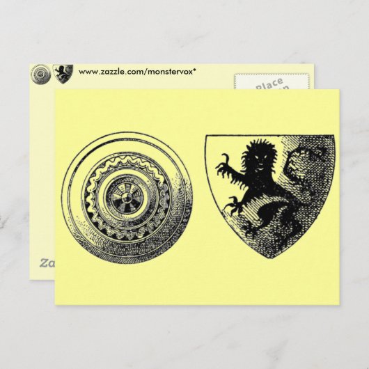 Medieval Shields Briefkaart (Voorkant / Achterkant)